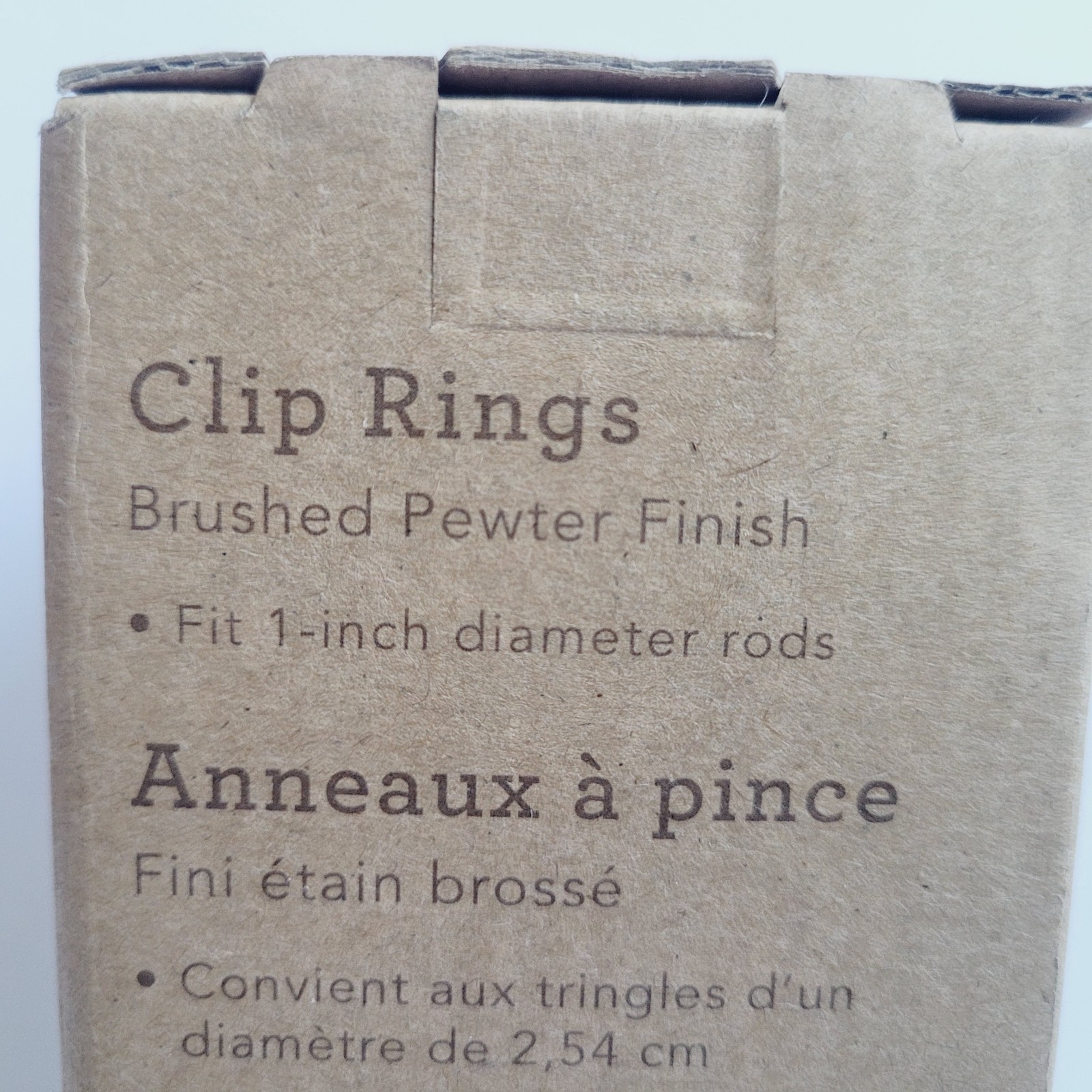 Allen + Roth 10-pc Curtain Clip Rings (Brushed Pewter) Model #0774453 BPEW