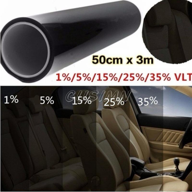 VLT Window Tint Photochromic Film Solar Protection Car Window Film Sheet 1%~50%
