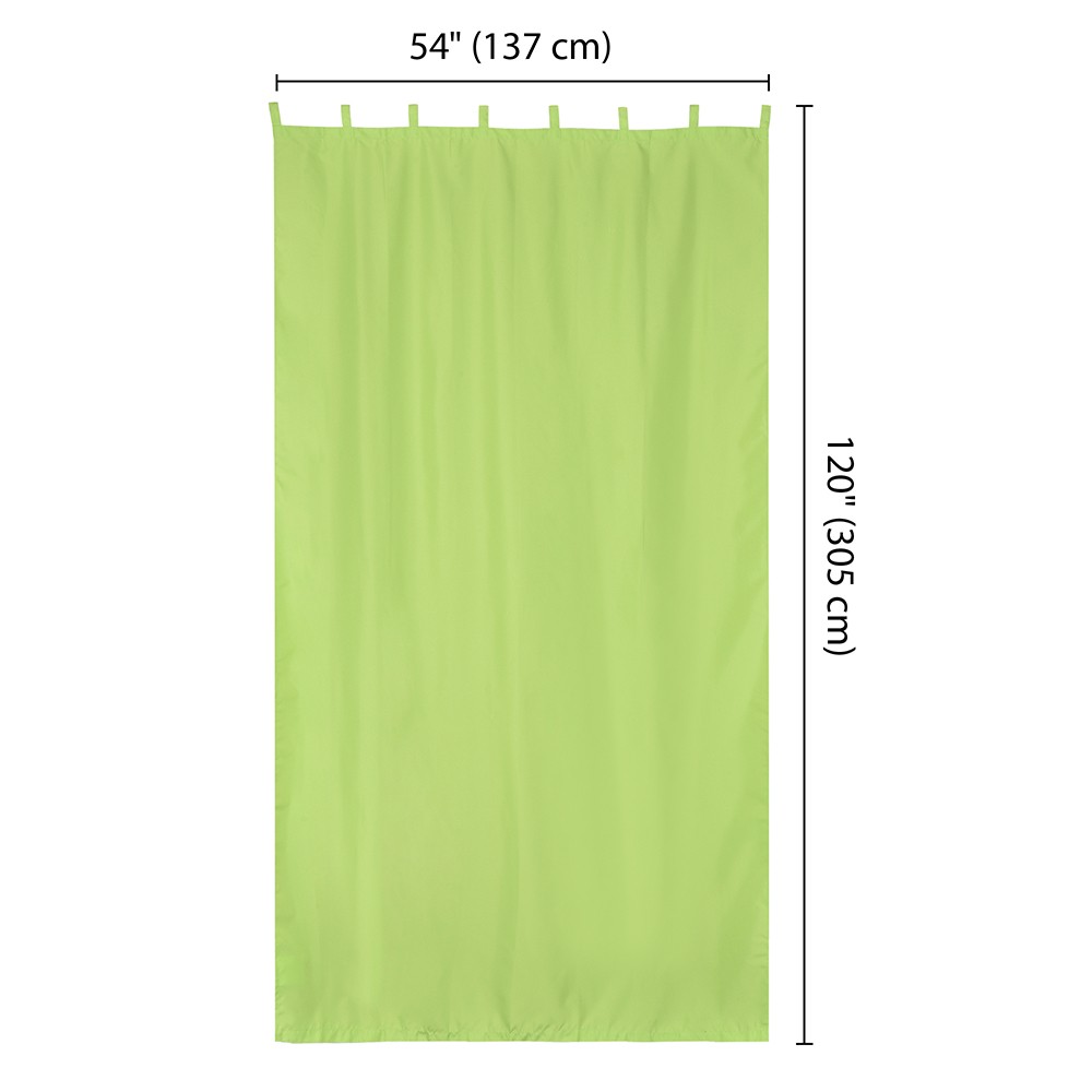 54″x120″ Outdoor Curtain Panel Tab Top UV30+ Pergola Backyard Gazebo 1 Piece