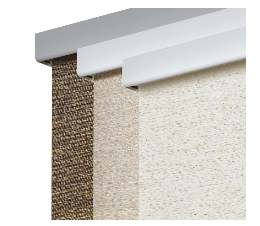 Persilux Free-Stop Cordless Roller Shades Blackout 32 x 72 Grey