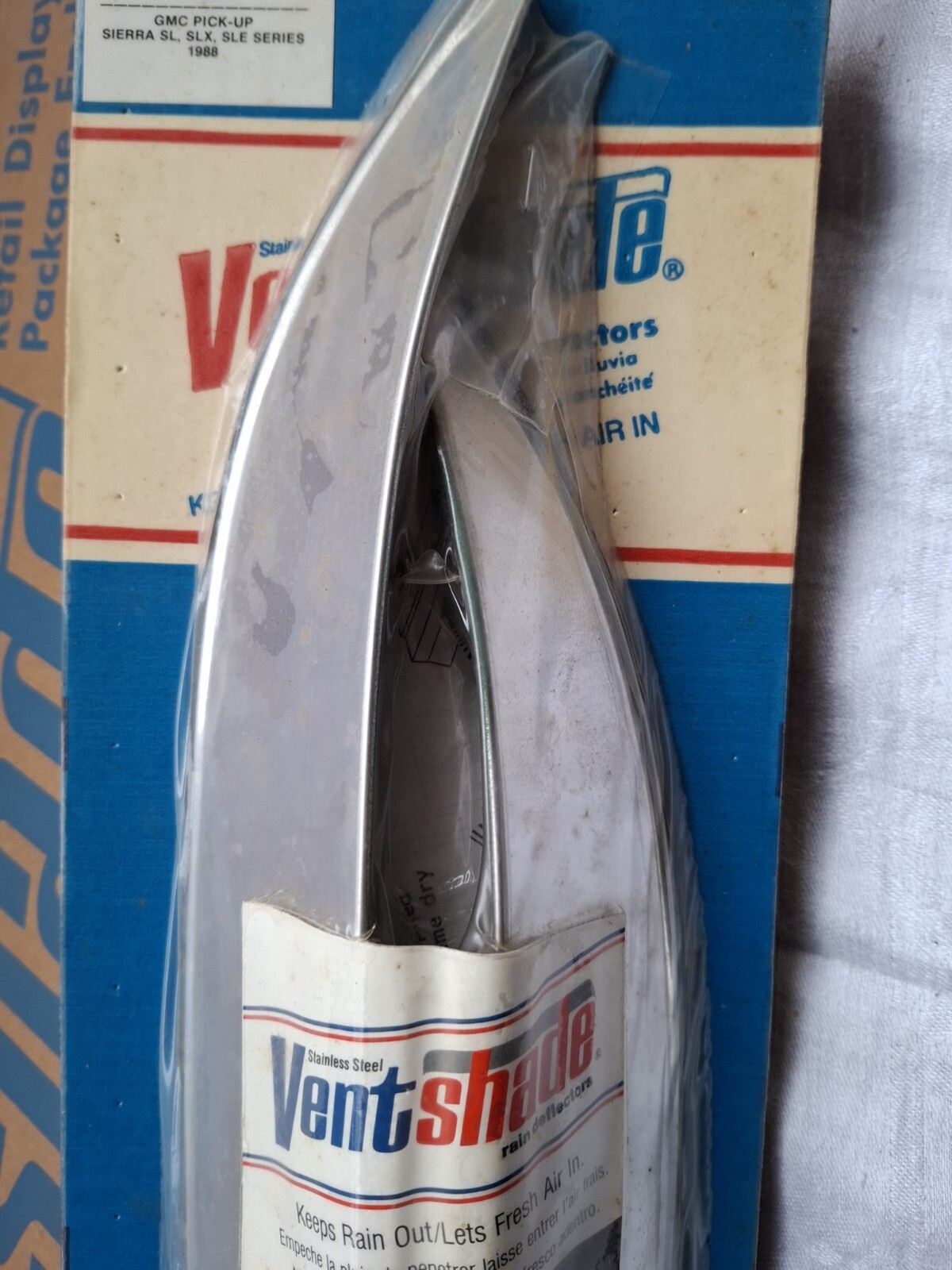 Vintage NOS G99-2 Ventshade Rain Deflectors Chevrolet GMC Pick up Truck 1988